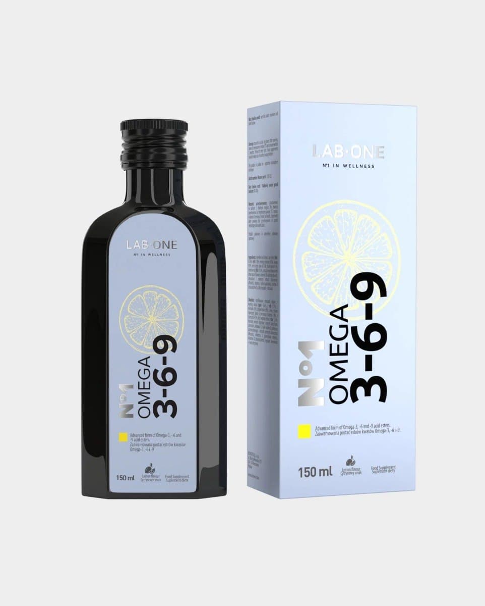 LAB ONE N°1 Omega 3-6-9 150 ml – LAB ONE Verpackung