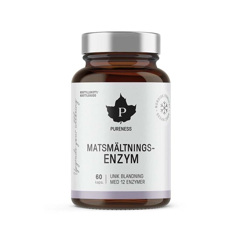 Enzimas digestivas 60 cápsulas | Pureness – Pureness embalagem