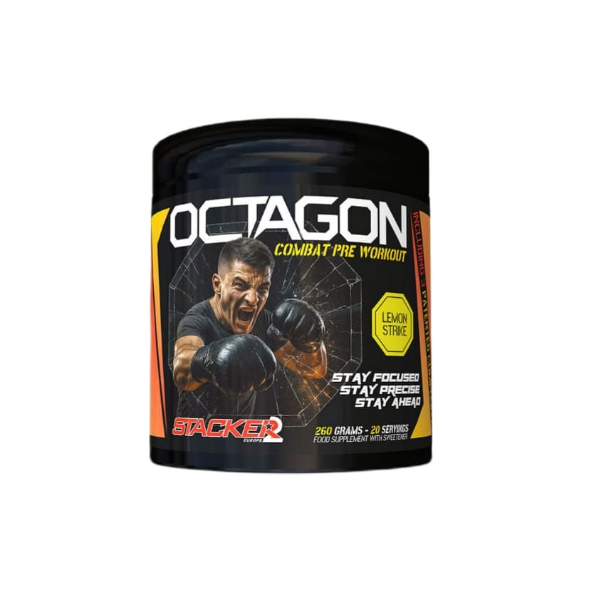 Octagon Pre Workout, Lemon Strike - 260g | Stacker2