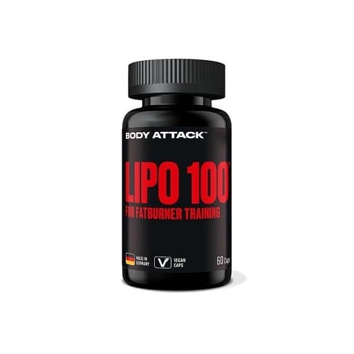 Body Attack - Lipo 100 - 60 Kapseln – Body Attack Verpackung