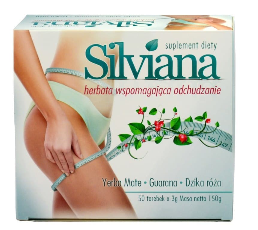 Silviana - Weight Loss Support Tea - 50 påsar à 3g – Silviana förpackning