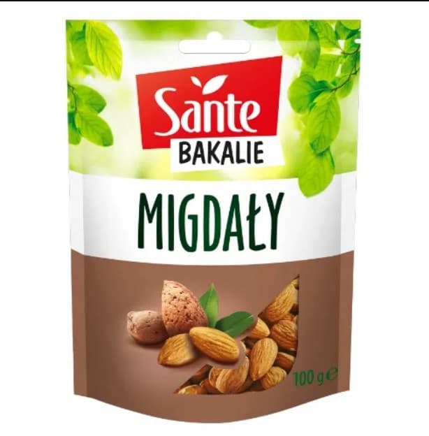 Sante Bakalia Migdały 100g – San emballage