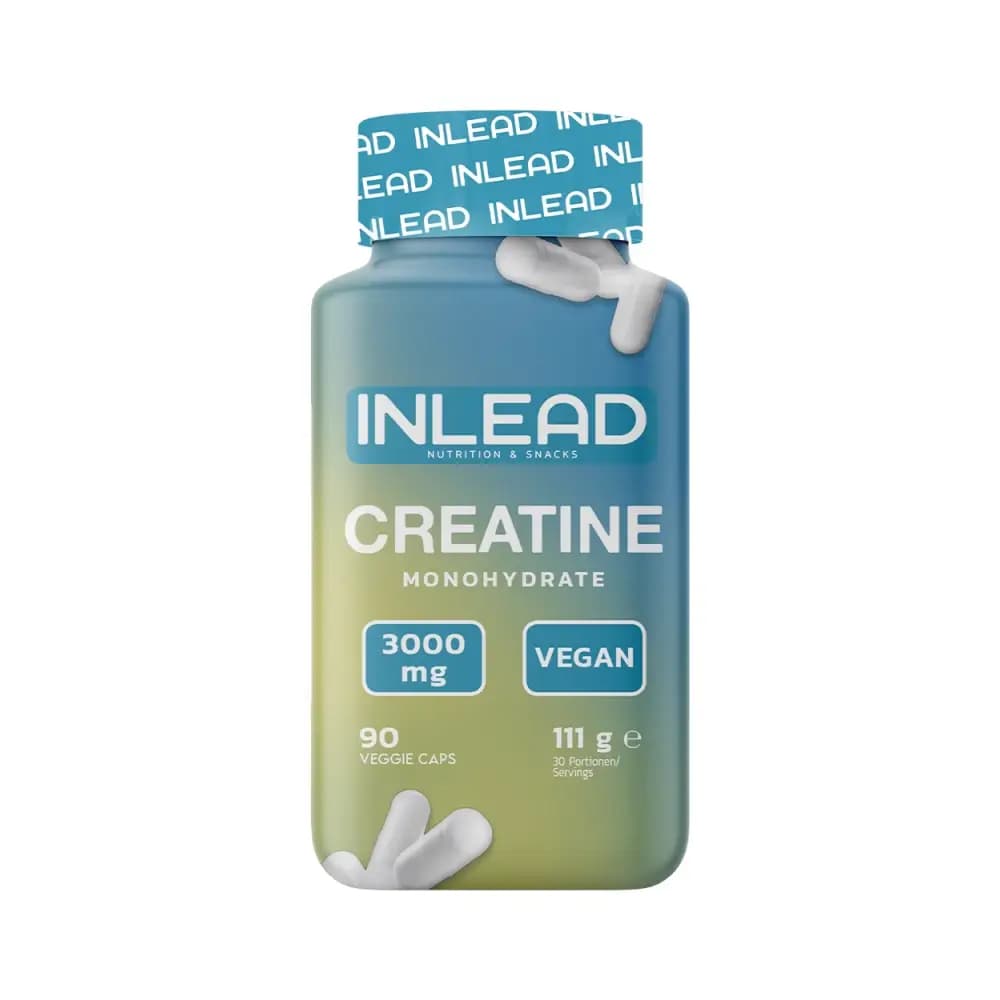 Inlead Creatine Monohydrate Caps – 90 Capsules – Inlead packaging