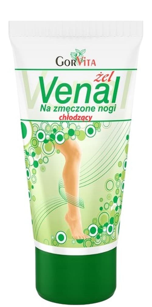 Gorvita - Żel chłodzący Venal dla zmęczonych nóg 150ml – Gorvita opakowanie