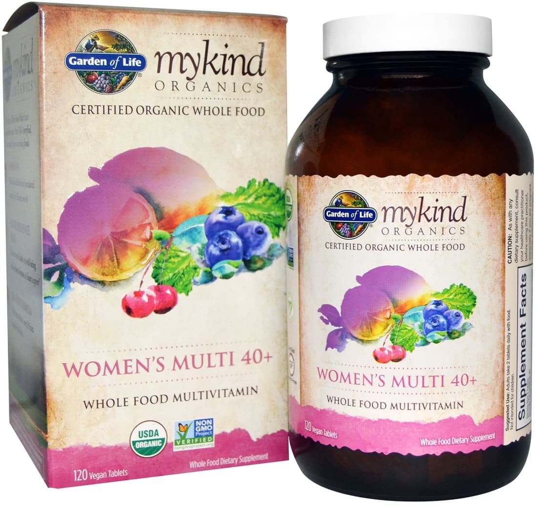 Garden Of Life - Mykind Organics Women's Multi 40+ – Garden Of Life confezione