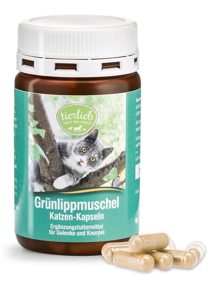 Tierlieb Green-Lipped Mussel Cat Caps – 90 Capsules – Tierlieb packaging