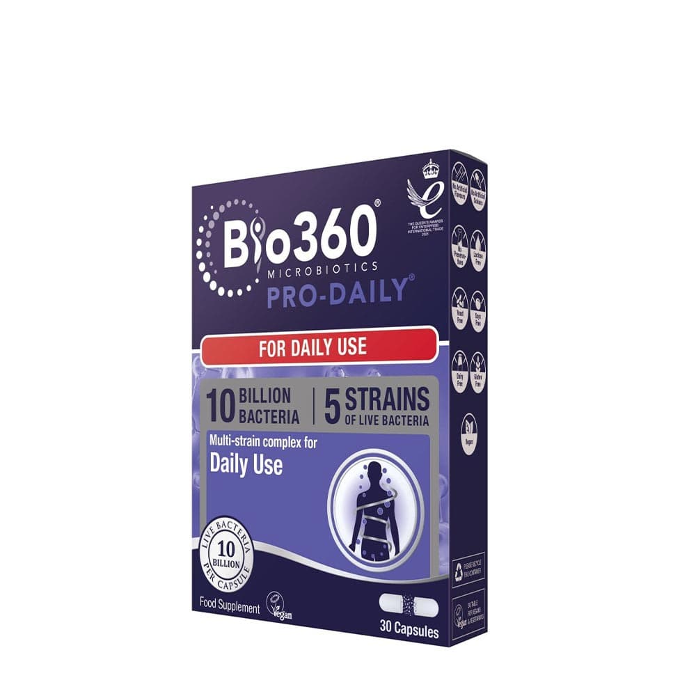 Bio360 Natures Aid Pro-Daily 10 Billion Bacteria - 30 Capsules – Bio360 packaging