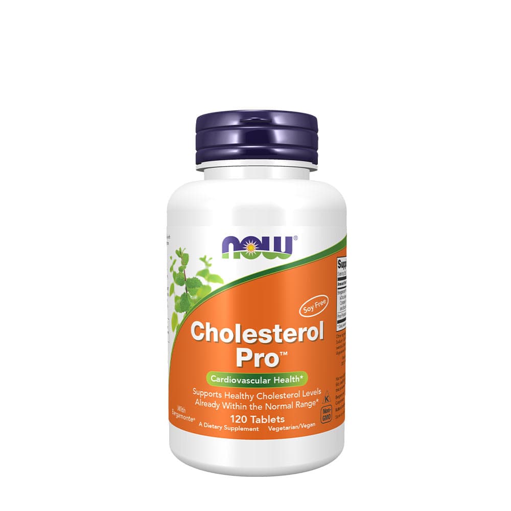NOW Foods - Cholesterol Pro - 120 Tablets – NOW Foods packaging