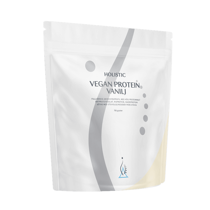 Proteina vegana vaniglia 750g – Holistic confezione