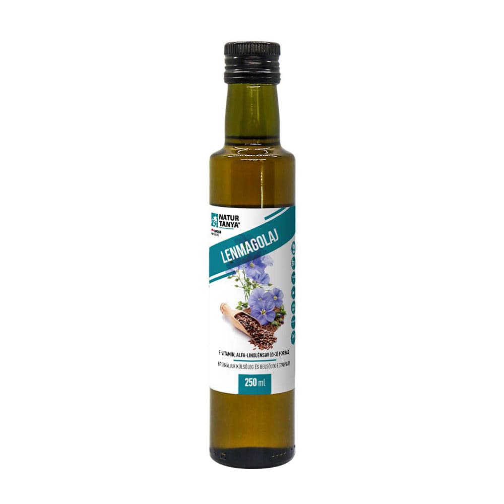 Natur Tanya - Linfrøolie, 1000 mg, 120 kapsler – Natur Tanya embalagem