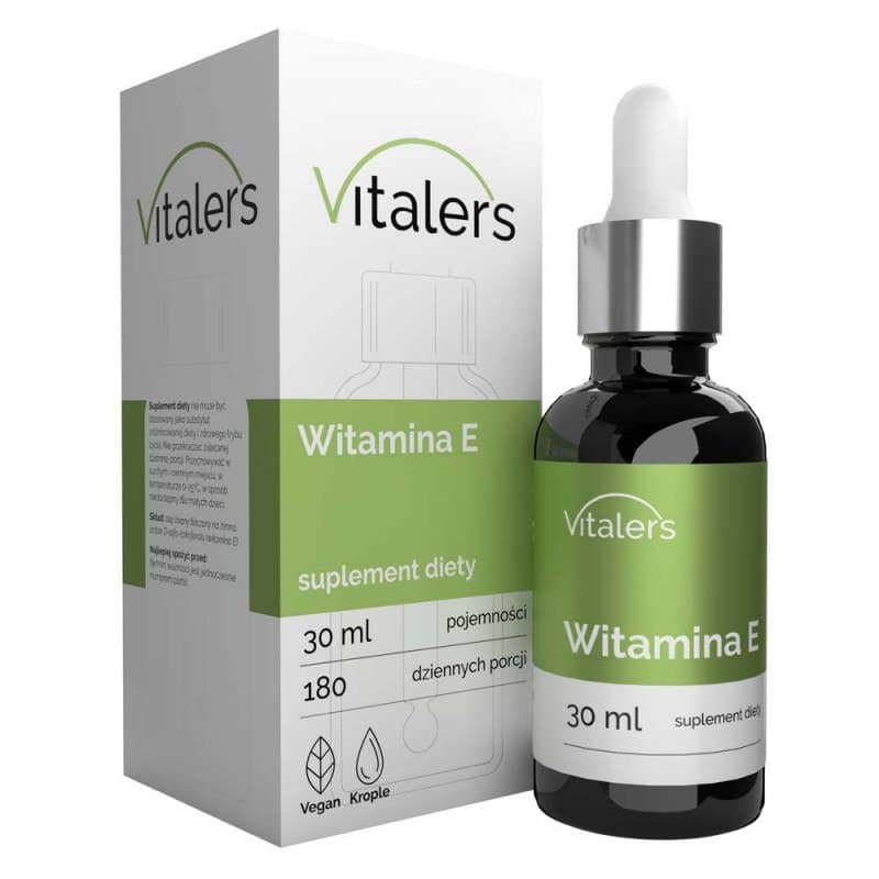 Vitaler's Vitamin E 12 mg 30 ml – Vitaiers Verpackung