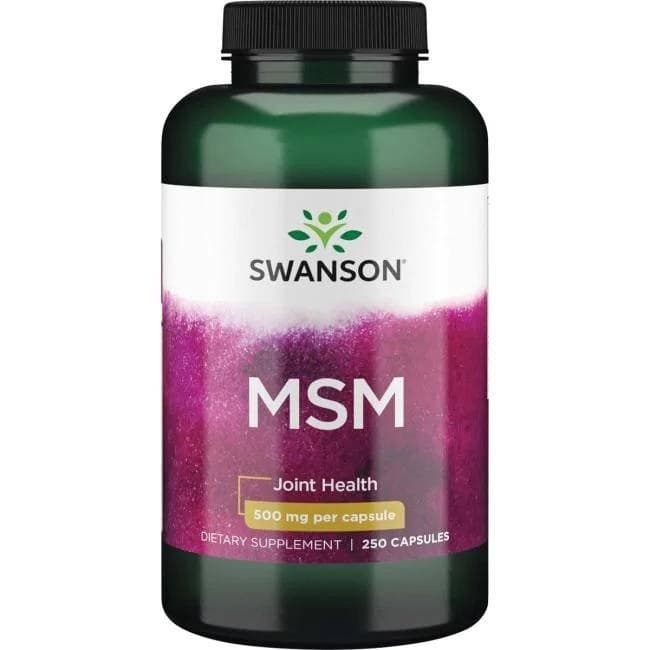 Swanson MSM Metilsulfonilmetano 1000mg cápsulas