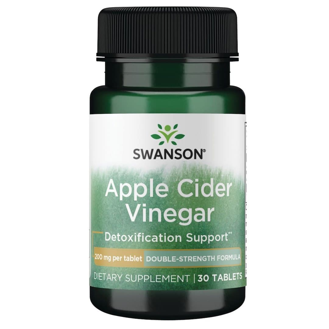 Swanson - Apple Cider Vinegar, 200mg Double-Strength – Swanson förpackning