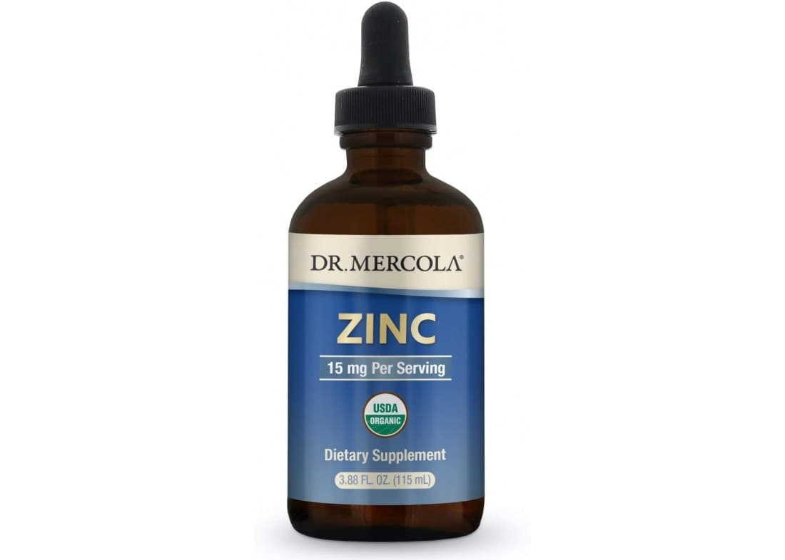 Dr. Mercola - Zinc - 115ml vloeibaar zinksupplement – Dr. Mercola verpakking