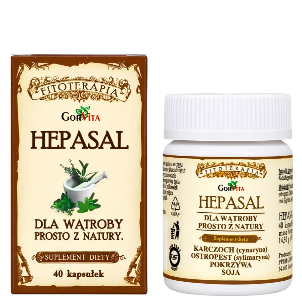 Gorvita - Hepasal - 40 Caps – Gorvita förpackning
