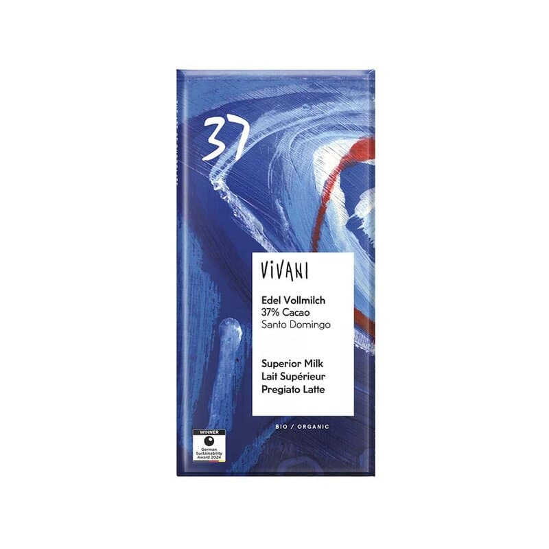 Lys Chokolade 37% 80g
