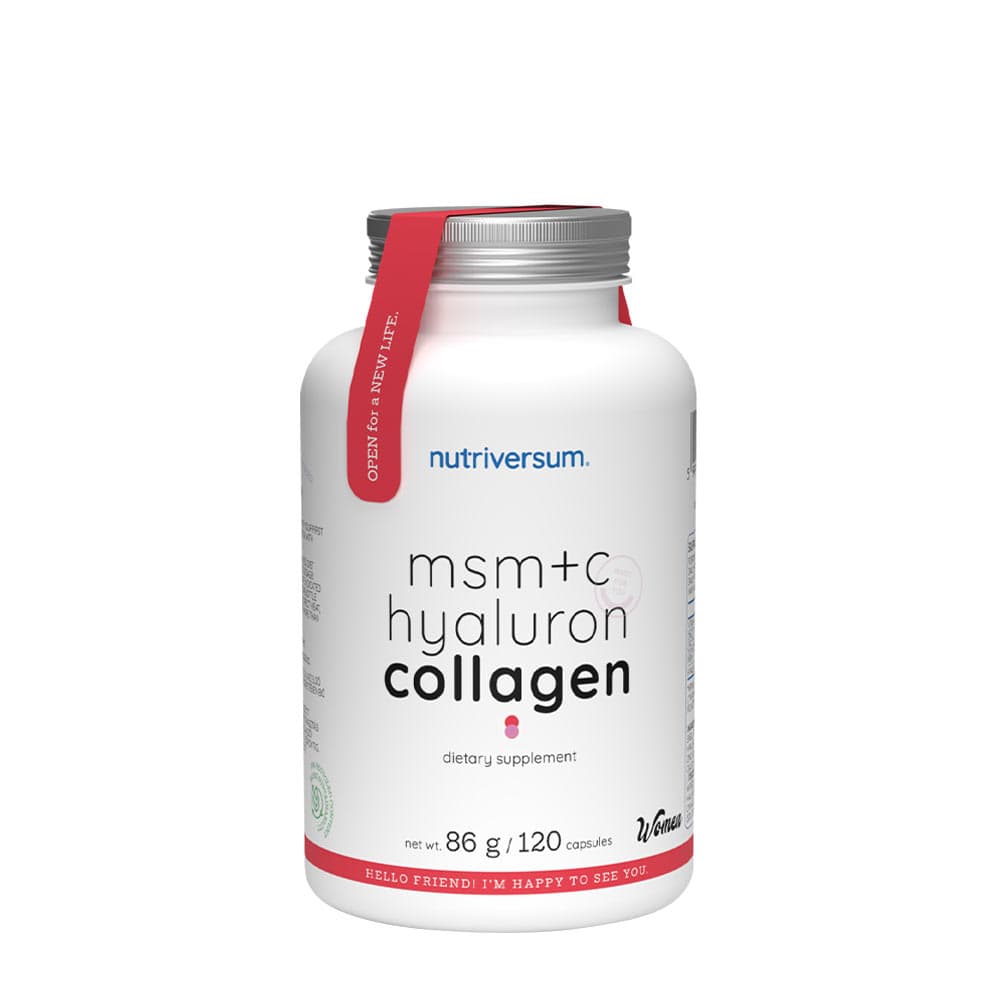 Nutriversum - Msm+C Hyaluron Collagen - 120 Kapsler