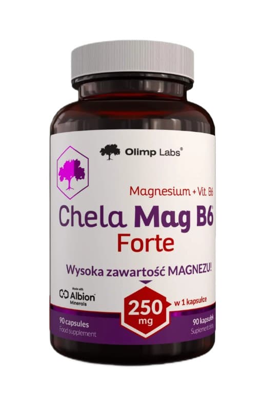 Olimp Labs - Chela Mag B6 Forte 90 Kapseln – Olimp Labs packaging