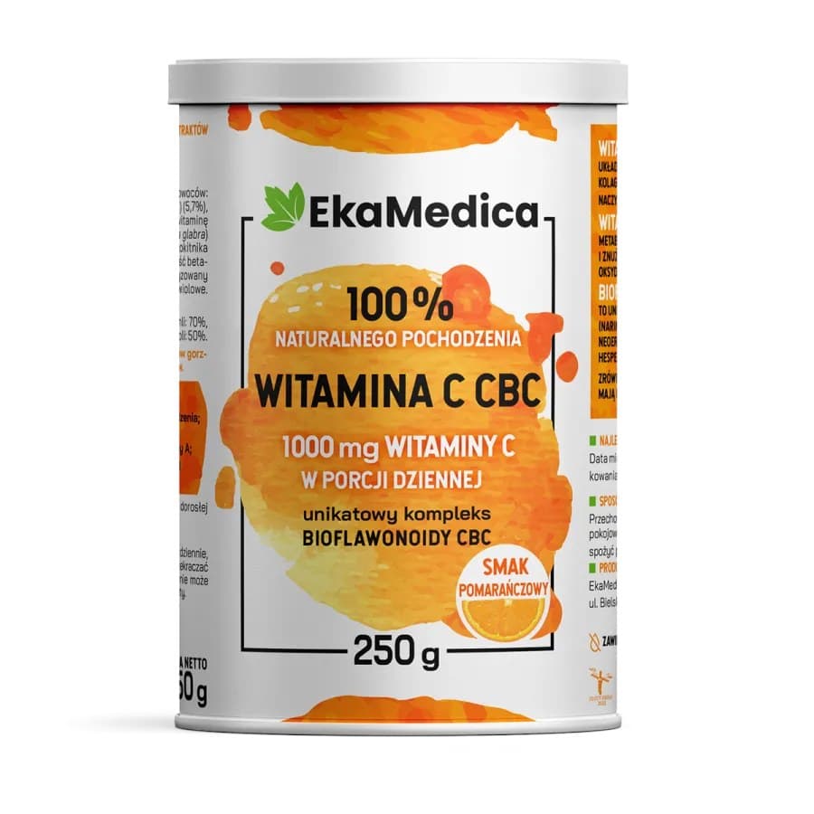 Eka Medica - Vitamine C Cbc - 250g – Eka Medica packaging