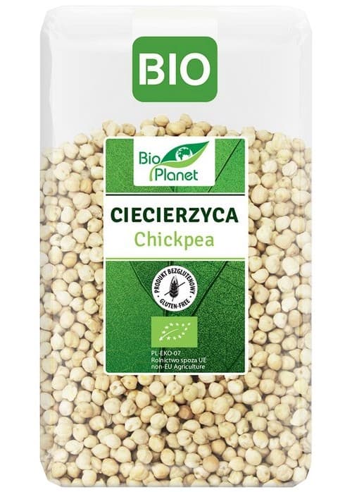 Bio Planet - Farine de Pois Chiches Biologique Sans Gluten 1 kg – Bio Planete emballage