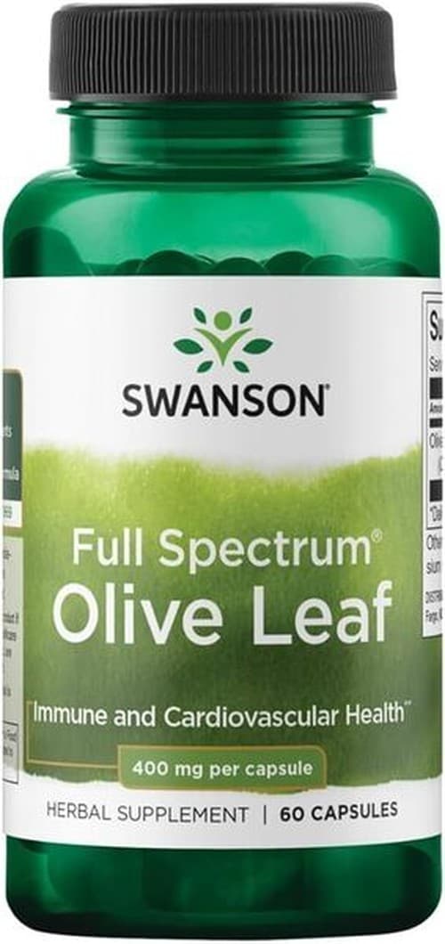 Swanson Full Spectrum Olivenblatt 400 mg - 60 Kapseln – Swanson packaging