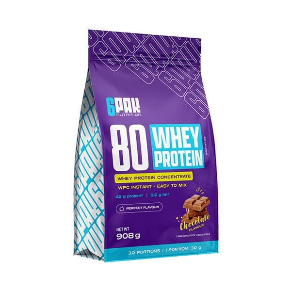 6Pak - 80 Whey Protein – 6PAK förpackning