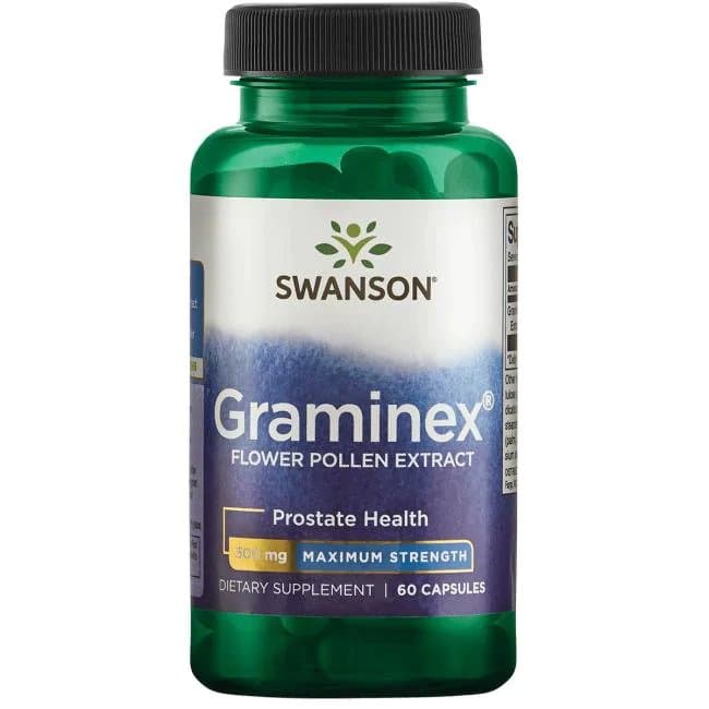 Swanson Graminex Flower Pollen Extract 500mg - 60 kapslar
