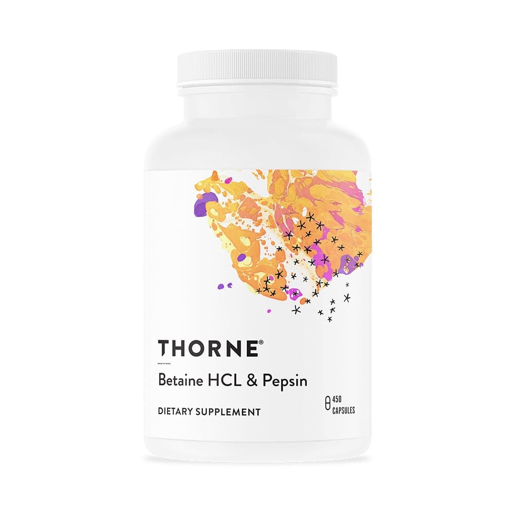 Thorne - Pepsin - 450 Kapseln – Thorne Verpackung