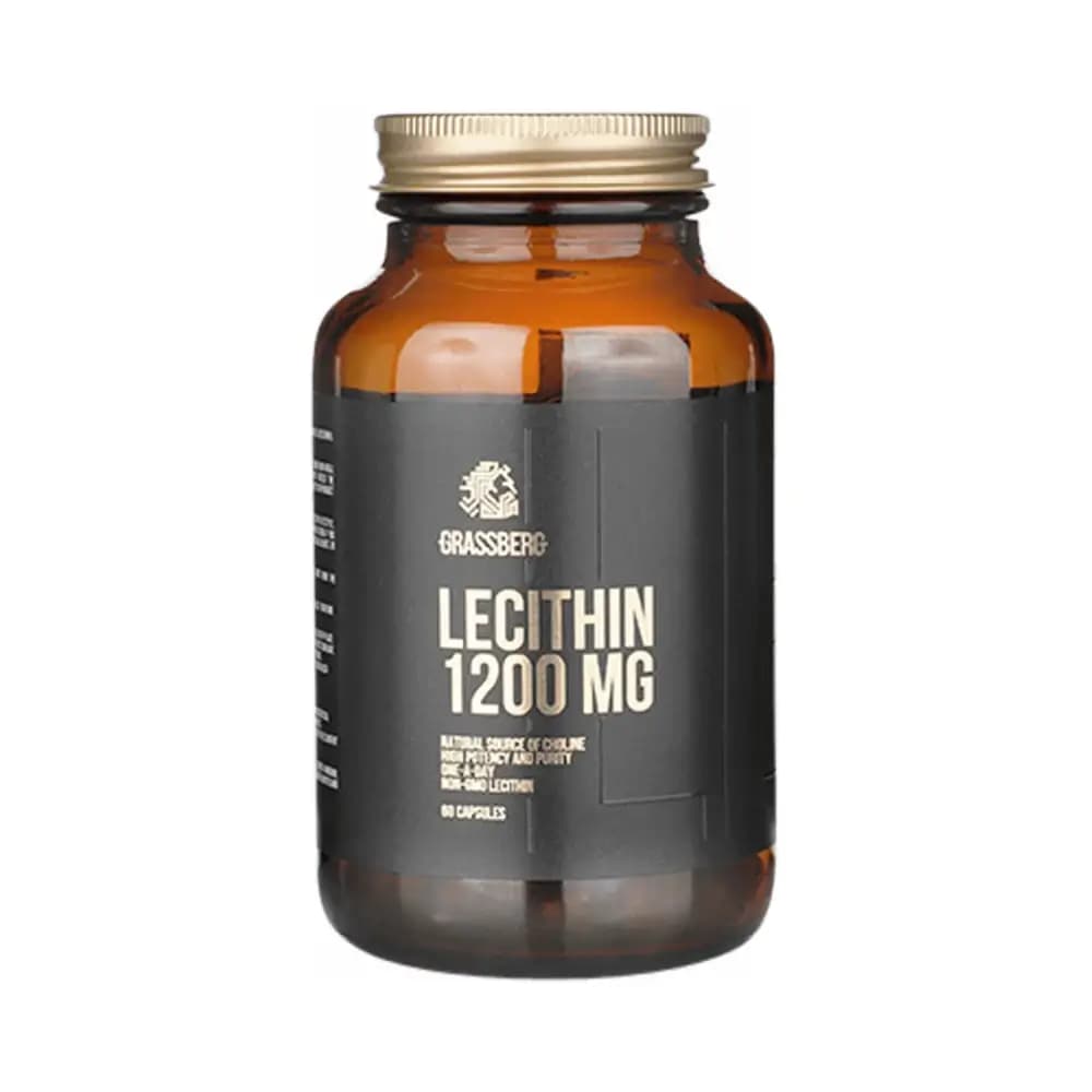 Grassberg Lecithin 1200mg - Bez smaku – Grassberg opakowanie