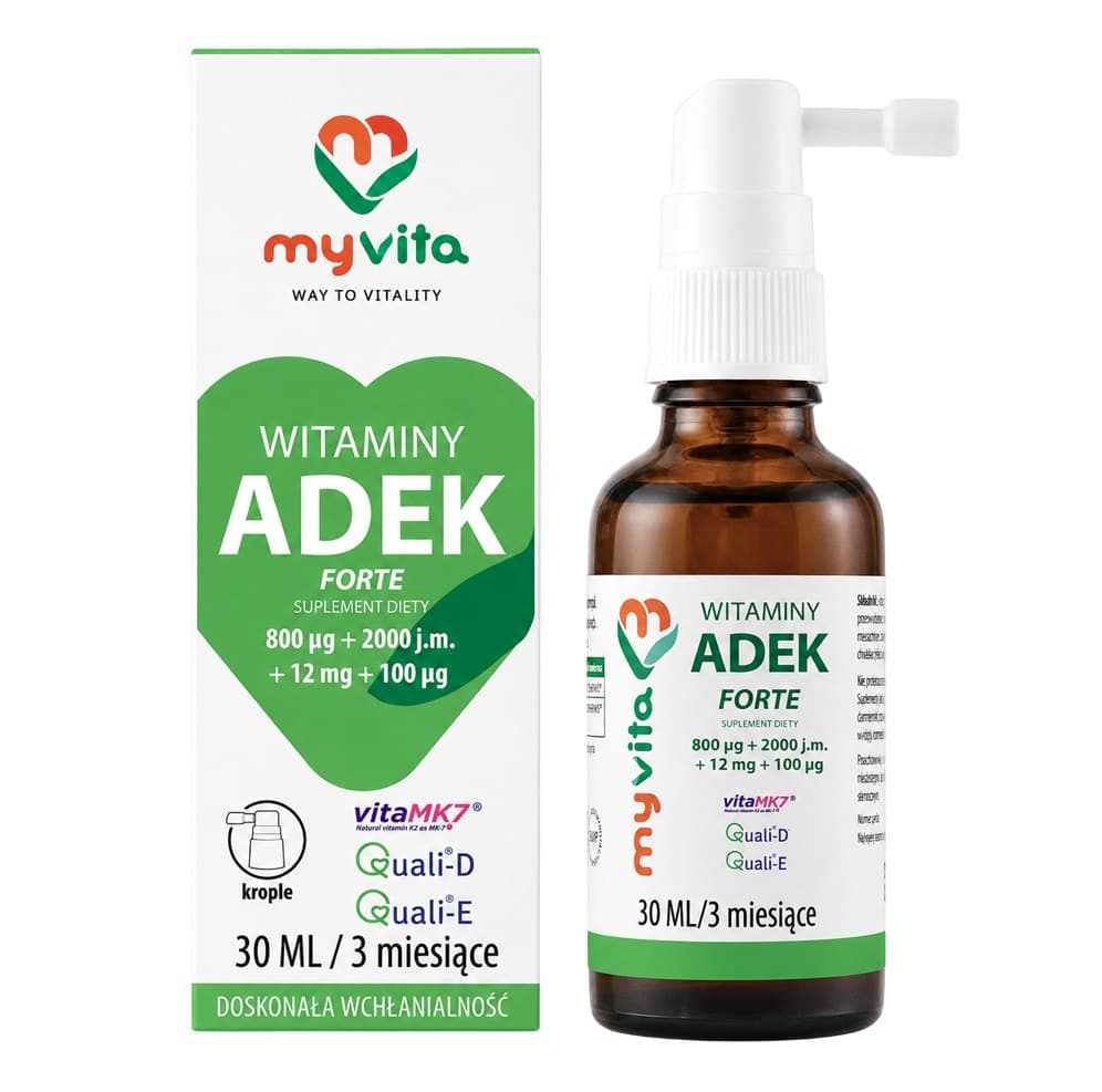 MyVita - Vitamins Adek Forte 30ml – MyVita packaging