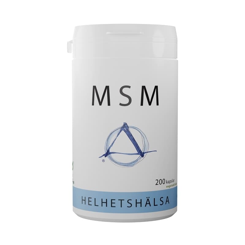 MSM 520mg 200 capsule | Helhetshälsa – Helhetshälsa confezione