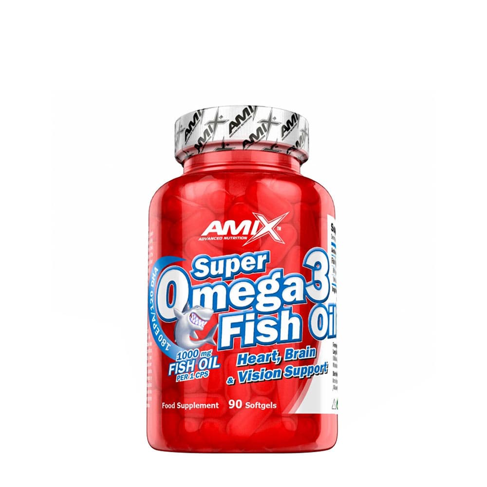 Amix Super Omega 3 Fish Oil 120 Capsules – Amix packaging