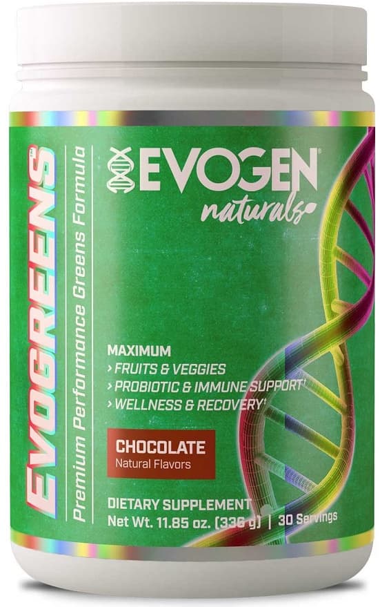 Evogen Naturals - Premium Performance Greens Formula – Evogen packaging