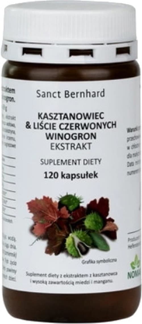 Herbarium Sanct Bernhard - Extrato de Castanha-da-Índia 17% - 120 cápsulas