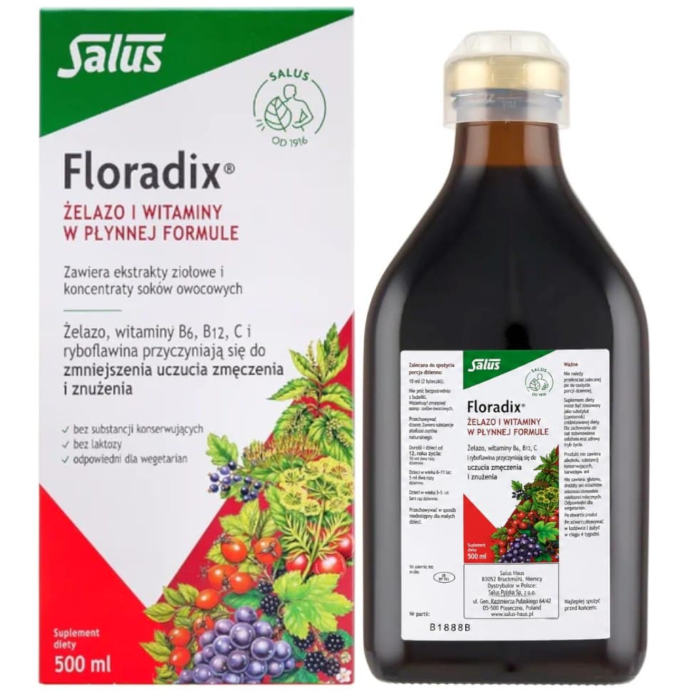 Floradix - Iron And Vitamins Liquid Formula – Floradix packaging