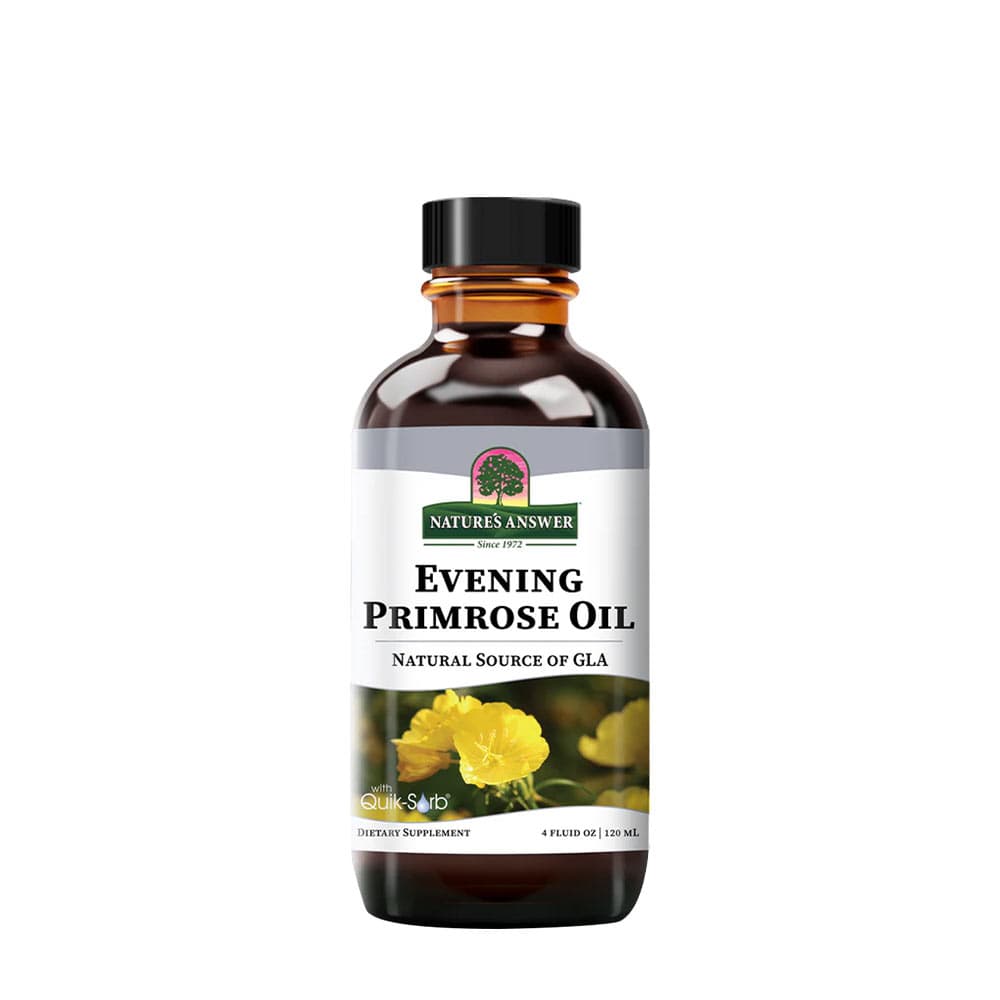 Nature's Answer Evening Primrose Oil 120ml - Complément alimentaire liquide – Nature's Answer emballage