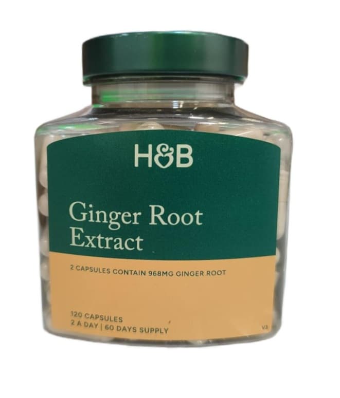 Holland & Barrett - Ginger Root Extract - 120 kapslar