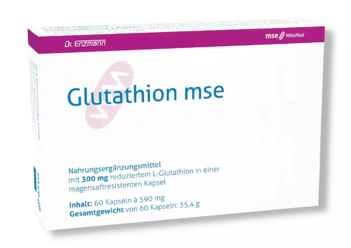 Dr. Enzmann Mse Glutathione 300 mg - 60 capsules – mitopharma packaging