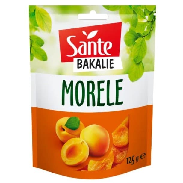 Sante Bakalia Morele Suszone 125g – San packaging