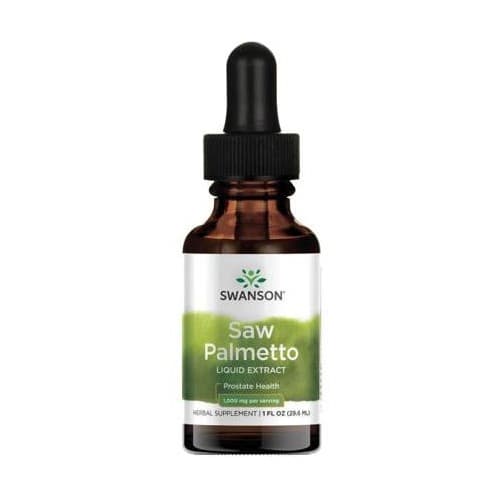 Swanson Saw Palmetto Liquid Extract 29,6 ml – Extrait végétal liquide – Swanson packaging