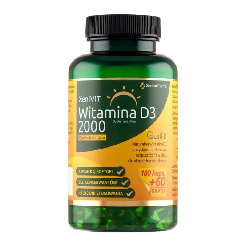 Xenico Pharma - XeniVIT Vitamin D3 – XENICO PHARMA packaging