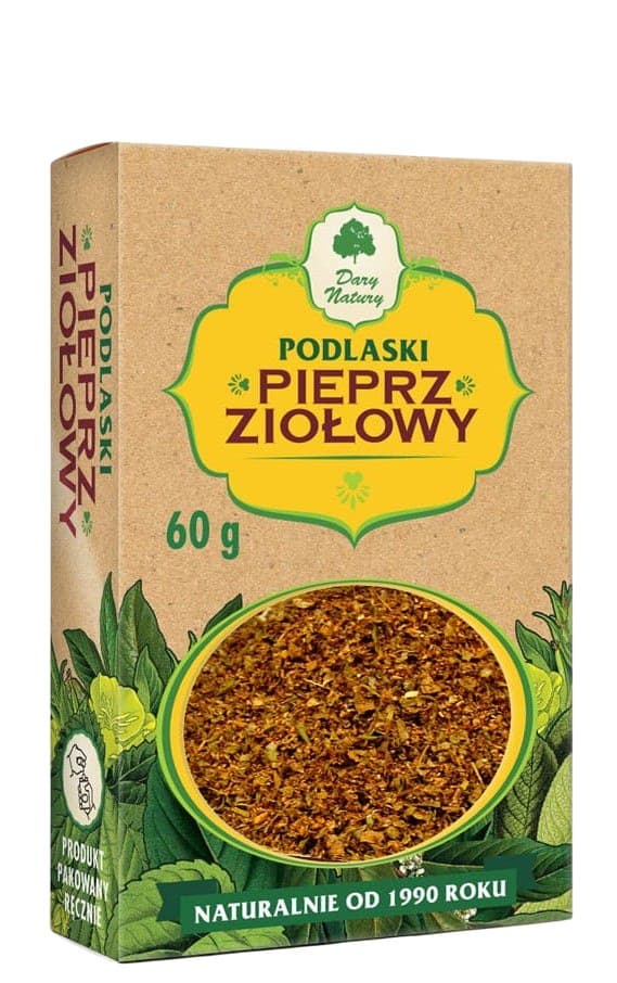 Dary Natury - Podlaski Pieprz Ziołowy – Dary Natury verpakking