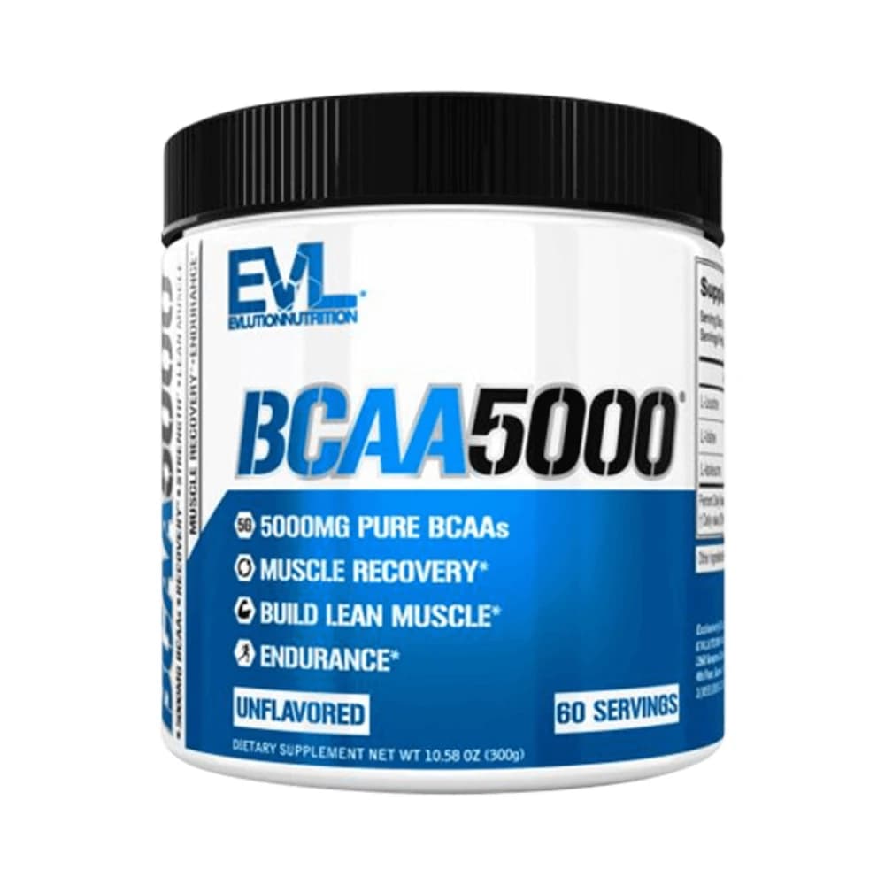 EVLution Nutrition - BCAA 5000 - Standard - 10.58 oz – EVLution Nutrition förpackning