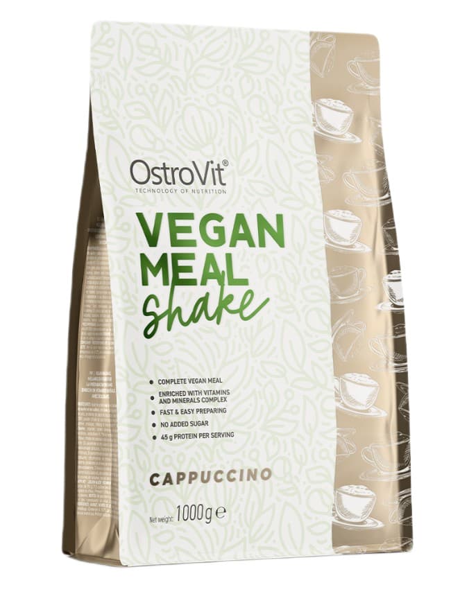 OstroVit Vegan Meal Shake Cappuccino 1000g – OstroVit packaging