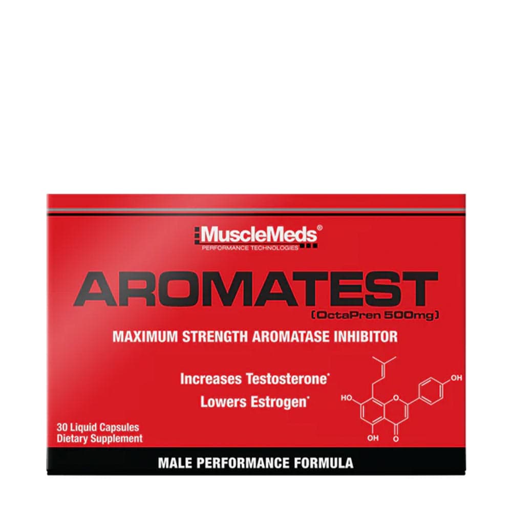 MuscleMeds Aromatest - 30 Liquid Caps – MuscleMeds packaging