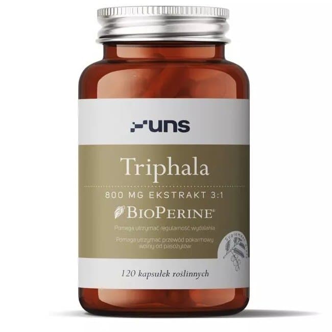 UNS Triphala + BioPerine 120 vege kapsułek – UNS packaging