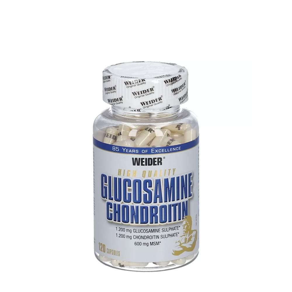 Weider - Glucosamine Chondroitin - 120 kapslar – Weider förpackning