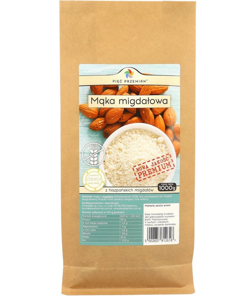 Pięć Przemian - Almond Flour Gluten-Free – Pięć Przemian förpackning