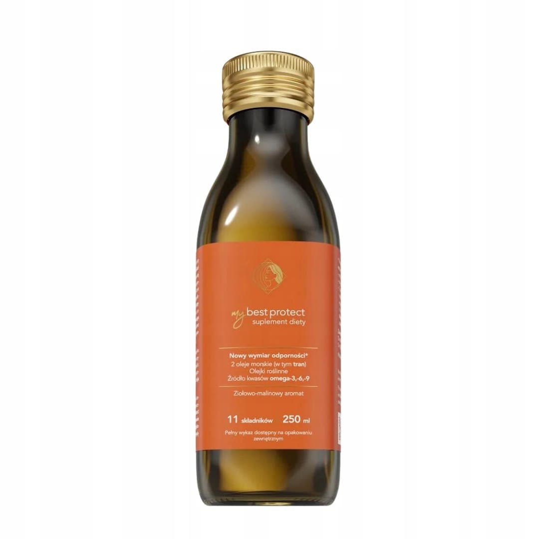 MyBestPharm MyBestProtect 250 ml aromat ziołowo-malinowy