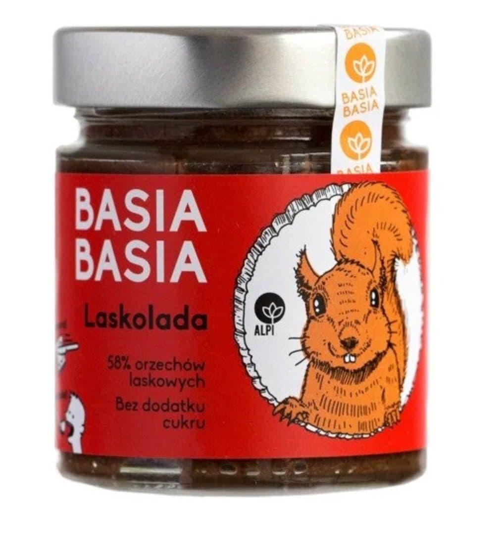 Alpi BasiaBasia Laskolada Haselnusscreme mit Kokos und Kakao 210 g